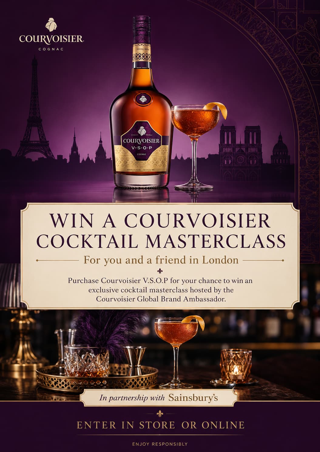 Courvoisier Sainsburys competition campaign
