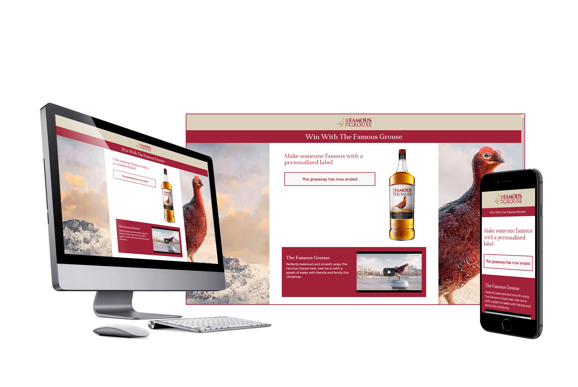 The Famous Grouse brand design asset