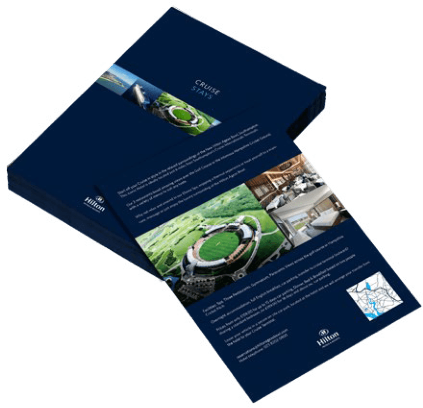 Hilton brand collateral design layer 3