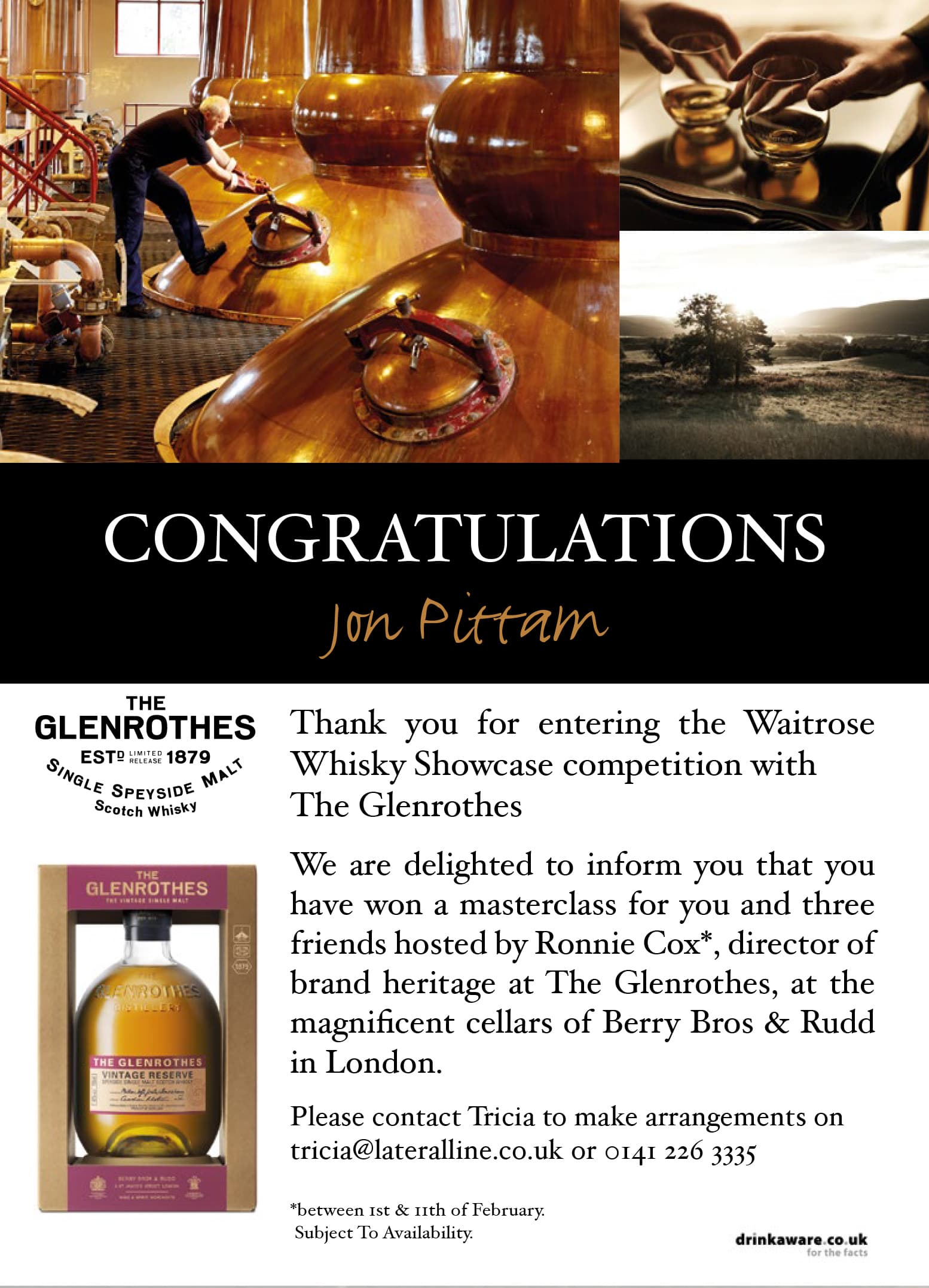 The Glenrothes campaign advert