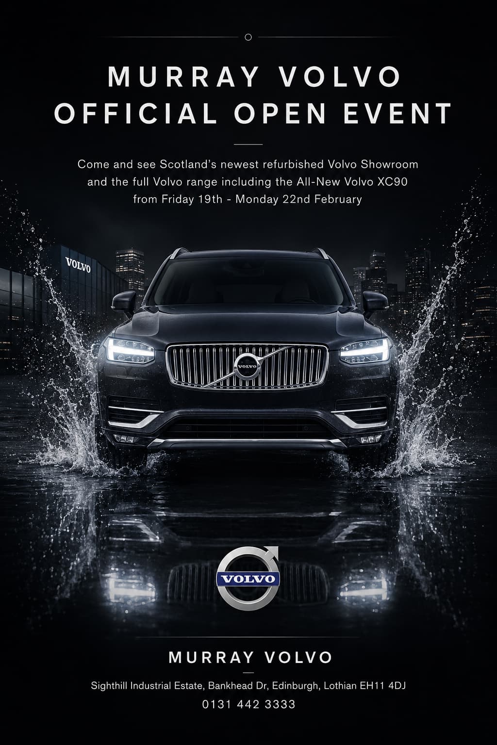 Volvo open event advert