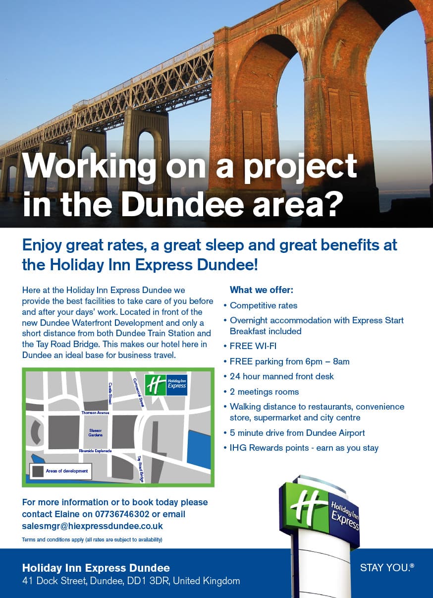 HIEX Dundee press advert
