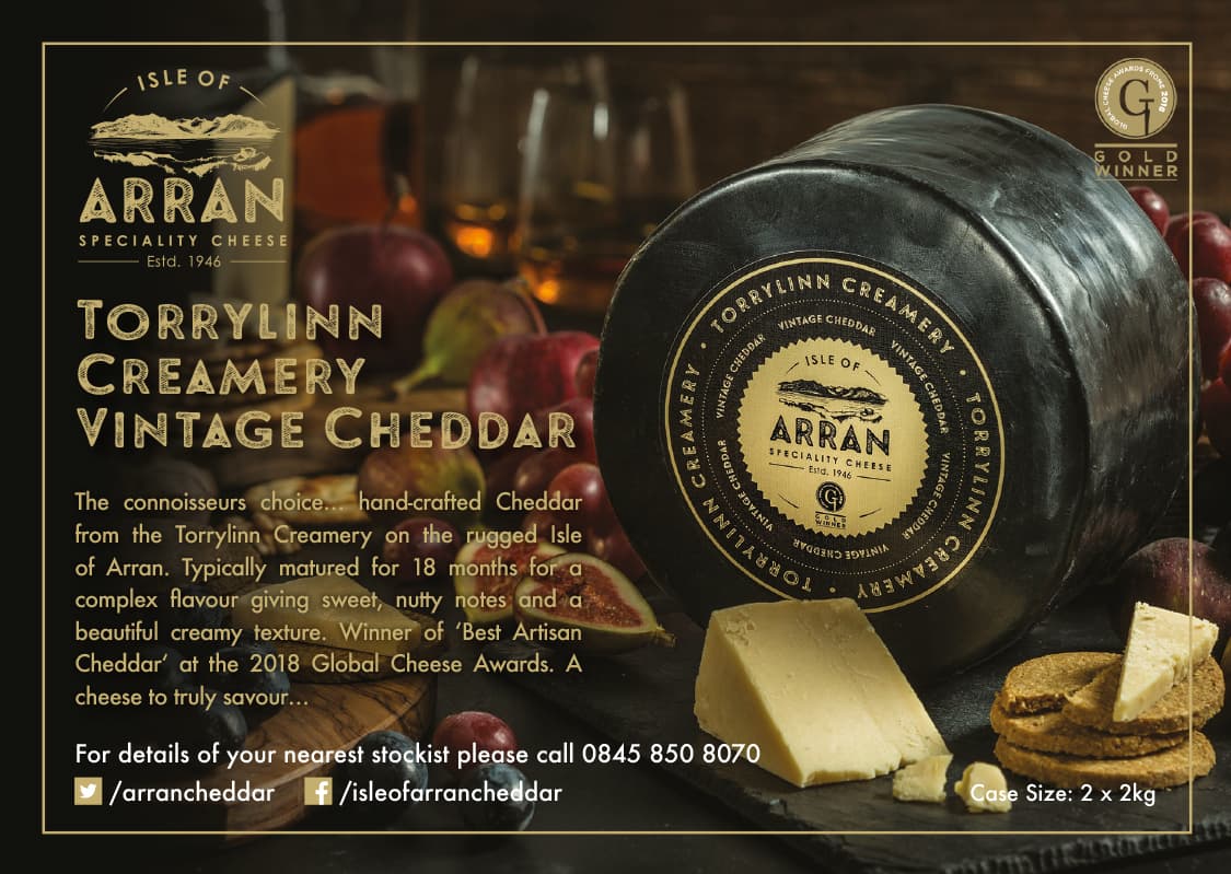 Isle of Arran Cheddar design layer 2