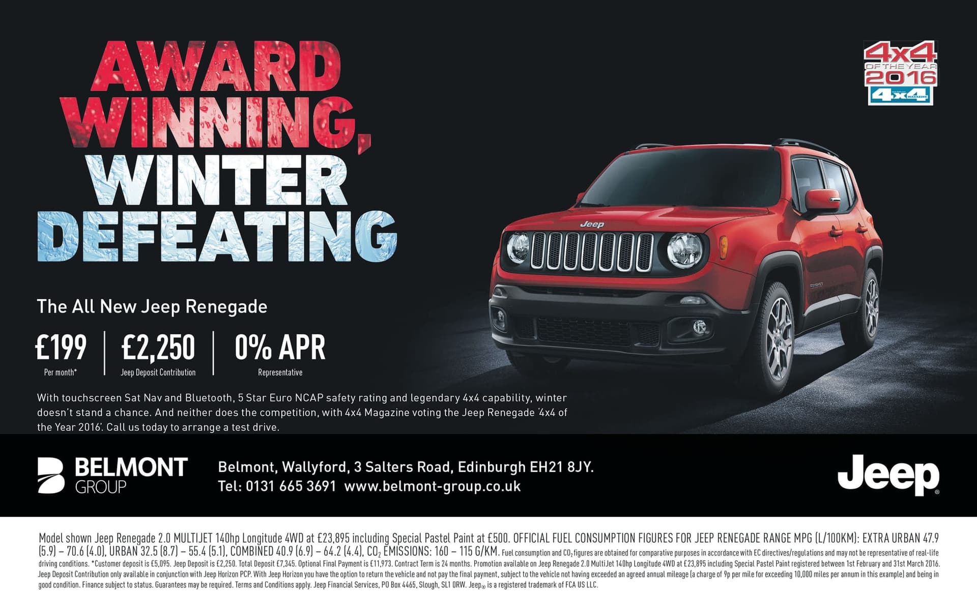 Belmont Jeep 160x259 press advert
