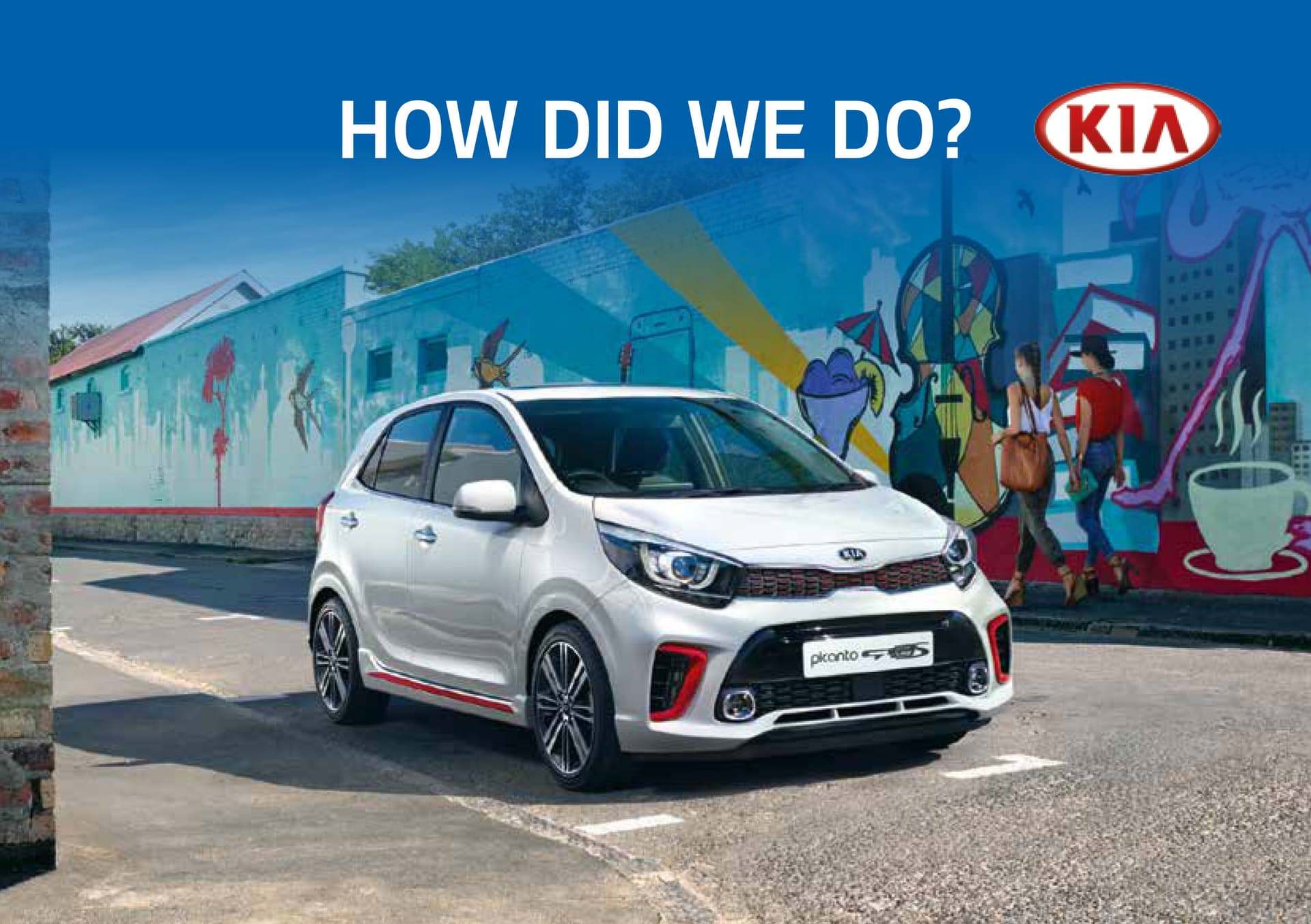 Kia customer satisfaction survey postcard