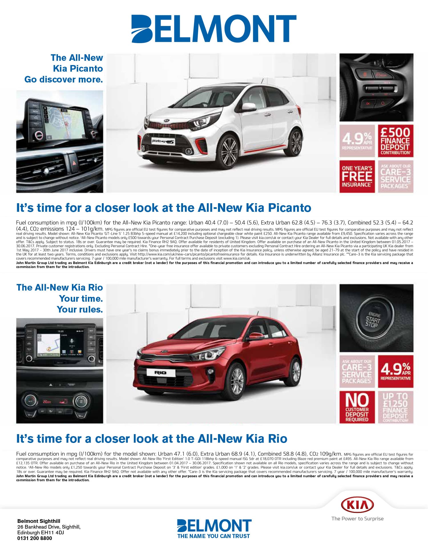 Kia EEN full-page press advert