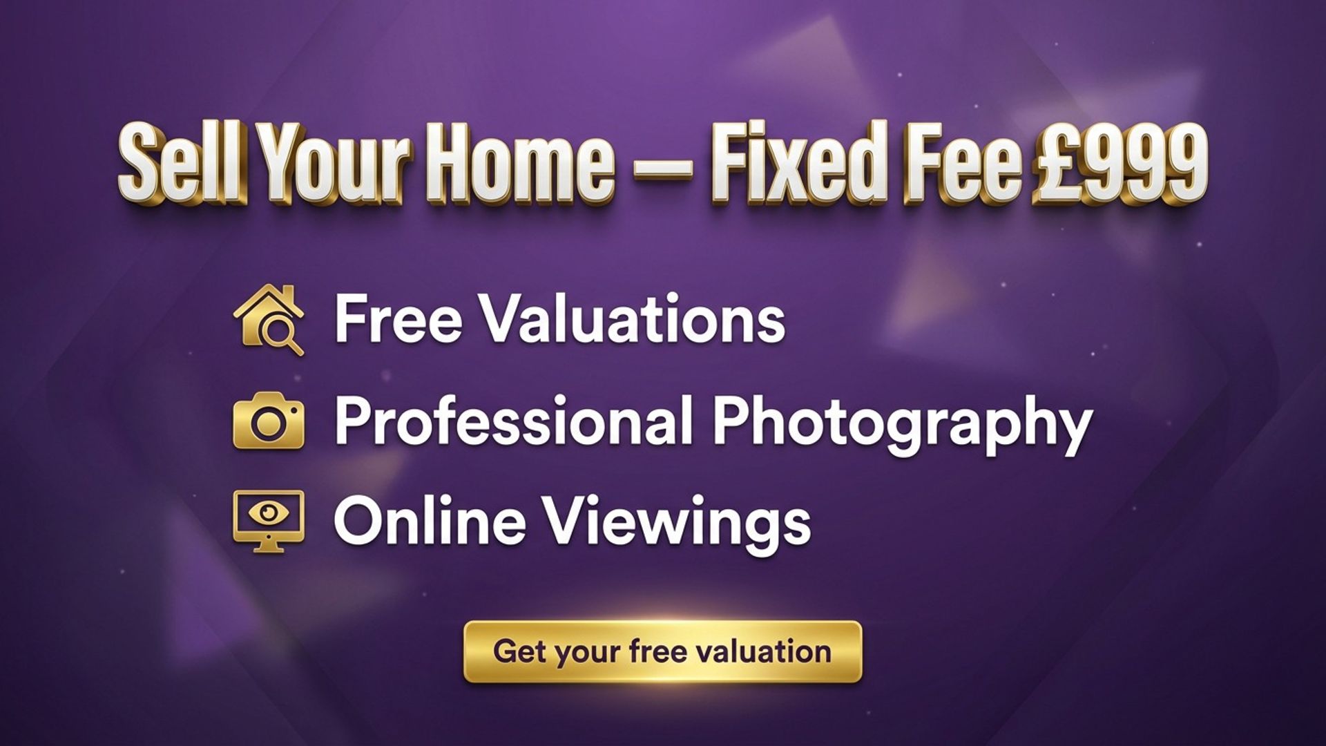 digital property listing screen showing promotions design