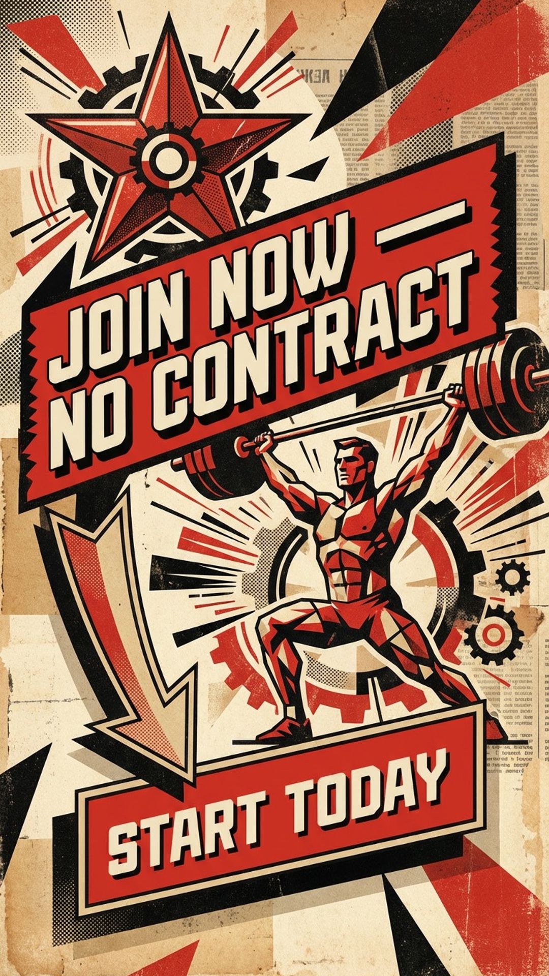 Gym & Fitness digital signage content example